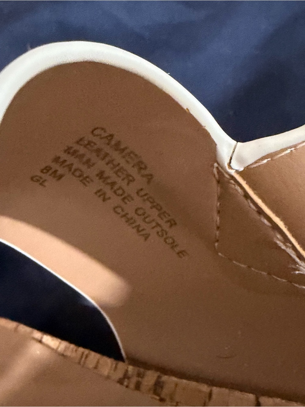 AEROSOLES White Cork Wedge Sandals - Picture 5 of 6